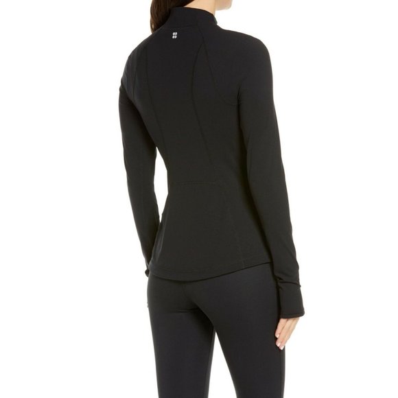 Sweaty Betty Power Workout Zip Through Jacket Black NWT XXS - Picture 3 of 9